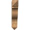 Ekena Millwork Funston Arts & Crafts Smooth Bracket, Western Red Cedar, 5 1/2"W x 28"D x 28"H BKT06X28X28FST03SWR - alternate 3